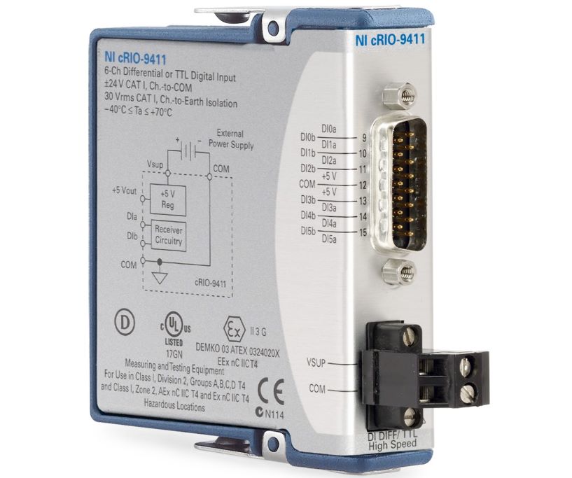 NI9411六通道轉速數(shù)據采集模塊